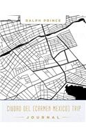 Ciudad del Carmen (Mexico) Trip Journal: Lined Ciudad del Carmen (Mexico) Vacation/Travel Guide Accessory Journal/Diary/Notebook with Ciudad del Carmen (Mexico) Map Cover Art