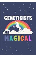 Geneticists Are Magical Journal Notebook: Blank Lined Ruled for Writing 6x9 120 Pages