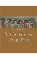 The Summons: Large Print