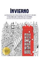 Colorear contra el estrés (Invierno): Este libro contiene 30 láminas para colorear que se pueden usar para pintarlas, enmarcarlas y / o meditar con ellas. Puede fotocopiarse, imprimirse (5 Colorear Contra El Estrés)