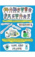 Kinder Activity Sheets (Cut and paste Monster Factory - Volume 3): This book comes with collection of downloadable PDF books that will help your child make an excellent start to his/her education. Books are designed(23 Kinder Activity Sheets)