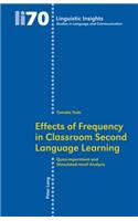 Effects of Frequency in Classroom Second Language Learning