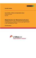 Möglichkeiten der Mitarbeitermotivation