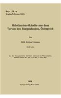 Holothurien-Sklerite aus dem Torton des Burgenlandes, Österreich: (Sitzungsberichte der Österreichischen Akademie der Wissenschaften)