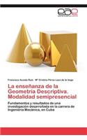 La Ensenanza de La Geometria Descriptiva. Modalidad Semipresencial