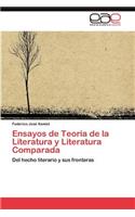 Ensayos de Teoria de La Literatura y Literatura Comparada