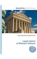 Legal Status of Western Sahara