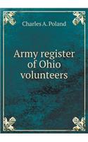 Army register of Ohio volunteers