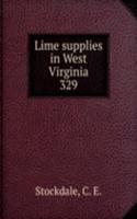 Lime supplies in West Virginia