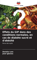 Effets du GIP dans des conditions normales, en cas de diabète sucré et d'obésité