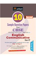 CBSE 10 Sample Question Paper - English Communicative for Class 10th