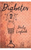 Diabetes Daily Logbook: 2 Year Daily Blood Sugar Level Tracker, Before-After (Breakfast, Lunch, Dinner, Bedtime)