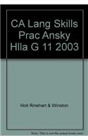 CA Lang Skills Prac Ansky Hlla G 11 2003