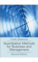 Quantitative Methods for Business and Management