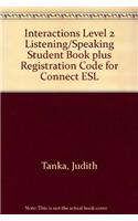 Interactions Level 2 Listening/Speaking Student Book Plus Registration Code for Connect ESL