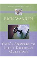 God's Answers to Life's Difficult Questions: (No. 1 Living with Purpose)
