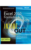Microsoft Excel 2010 Formulas and Functions Inside Out