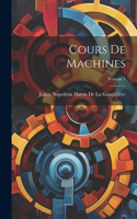 Cours De Machines; Volume 1