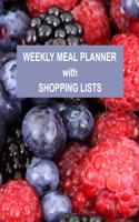 Weekly Meal Planner with Shopping Lists