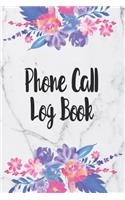 Phone Call Log Book
