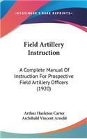 Field Artillery Instruction