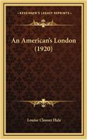 An American's London (1920)