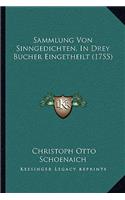 Sammlung Von Sinngedichten, In Drey Bucher Eingetheilt (1755)