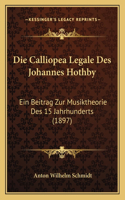 Calliopea Legale Des Johannes Hothby