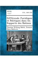 Differends Juridiques Et Politiques Dans Les Rapports Des Nations: (French)