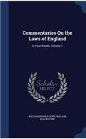 Commentaries On the Laws of England