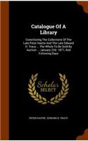 Catalogue Of A Library