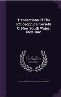 Transactions of the Philosophical Society of New South Wales, 1862-1865