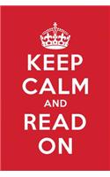 Keep Calm and Read on Poster