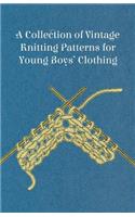 Collection of Vintage Knitting Patterns for Young Boys' Clothing