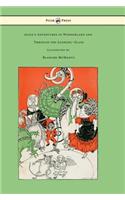 Alice's Adventures in Wonderland and Through the Looking-Glass - With Sixteen Full-Page Illustrations by Blanche McManus: (English)