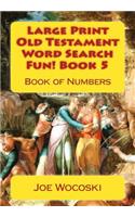 Large Print Old Testament Word Search Fun! Book 5