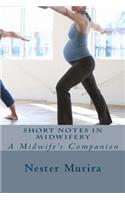 Short notes in Midwifery