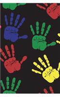 The Handprint (Hand Print) Journal: 150 page lined notebook/diary