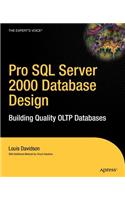 Pro SQL Server 2000 Database Design