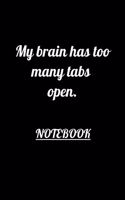 My brain has too many tabs open.