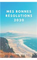 Mes Bonnes Résolutions 2020 Cahier De Suivi: En 2020 tout va bien! Écrivez et suivez vos résolutions pour l'année 2020. Parfait Journal de Bord pour Tenir et Organiser ses Objectifs de 2020 !
