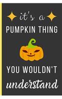 It's a Pumpkin Thing You Wouldn't Understand