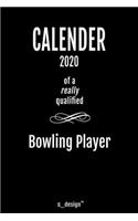 Calendar 2020 for Bowling Players / Bowling Player
