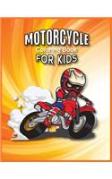 Motorcycle Coloring Book For Kids