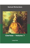 Clarissa - Volume 7: Large Print