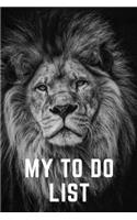 My To Do List