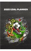 2020 Goal Planner: 2019-2020 Weekly Planner and Organizer Book for Soccer/Football Lovers & Fans - 6 x 9 Dated Agenda - Blank Graph Paper - September 2019 - December 2(5 Soccer Lovers)