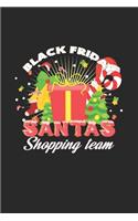 Black friday santas shopping team