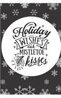 Holiday Wishes And Mistletoe Kisses