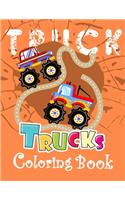 Trucks Coloring Book: A Unique Collection Of Trucks Coloring Pages, And More!